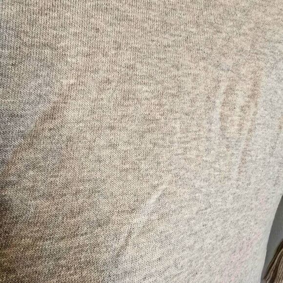 Chico’s Gray Knit Bell Sleeve Top Women's Size Small Scoop Neck Lightweight - Picture 11 of 11